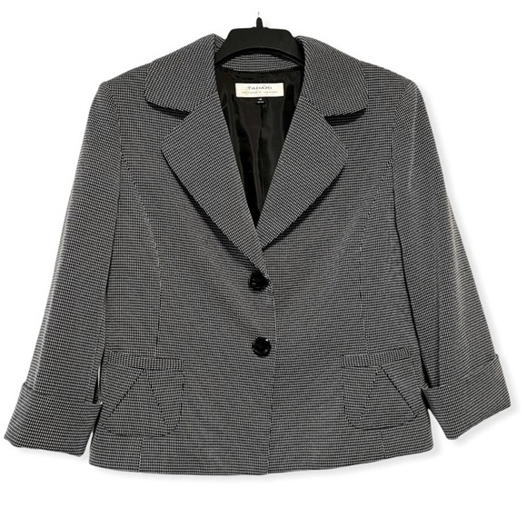 Tahari Jackets & Blazers - Tahari Blazer Black White Size 16